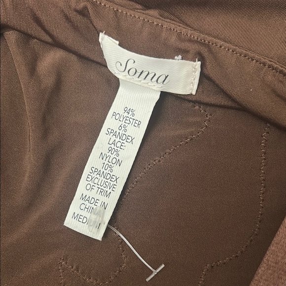 Soma Brown and Black Lace Chemise - Picture 8 of 8